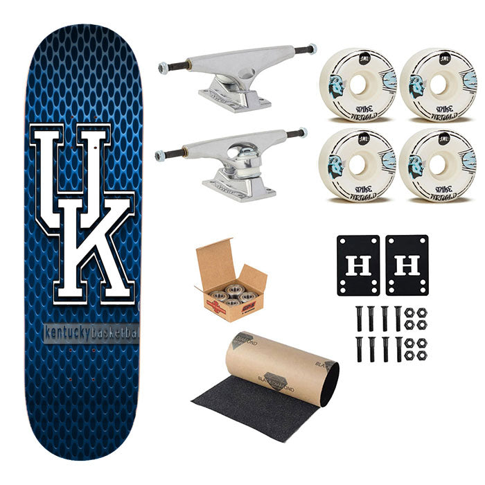 University Of Kentucky Basketball Skateboard Complete Board 8.0" X 31.75"