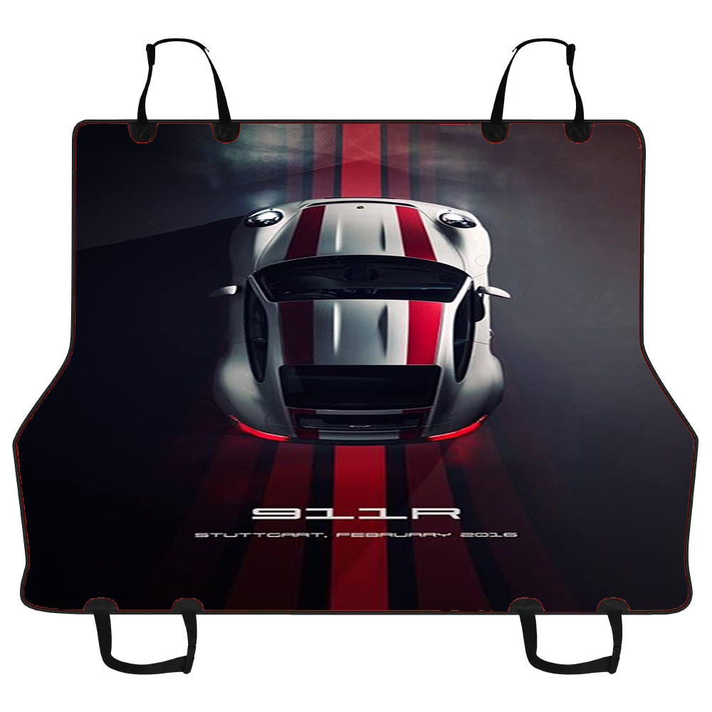 911R White Porsche Car Pet Seat Cover