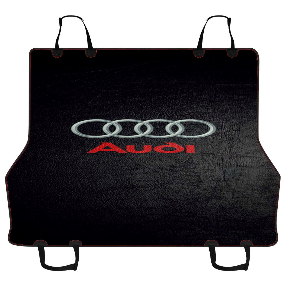 Audi Dark Logo Wallpaper Car Pet Seat Cover