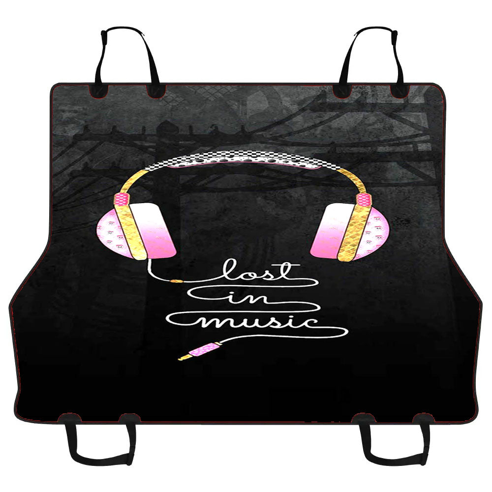 Audifonos Lost In Music Car Pet Seat Cover