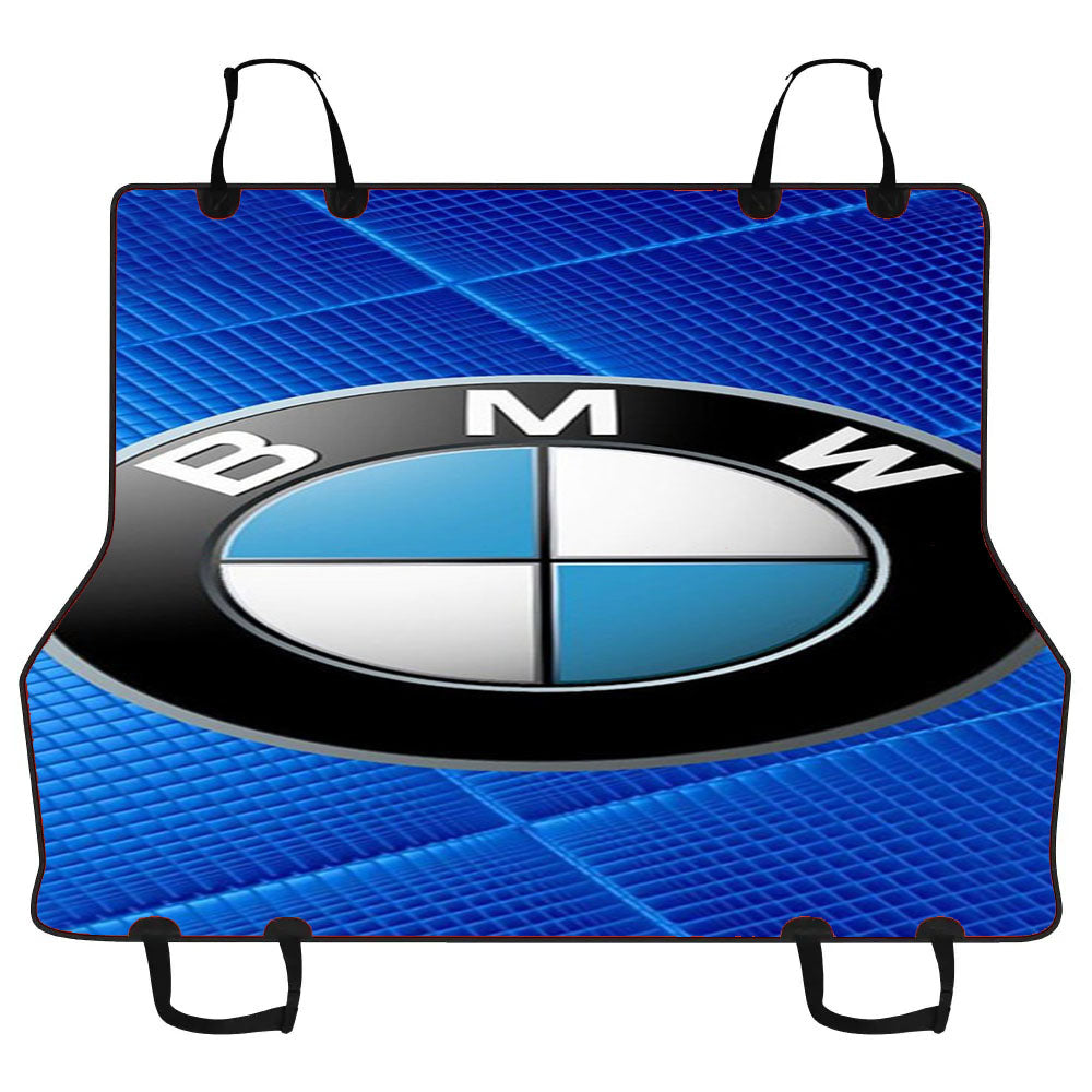 Bmw Logo Blue Carbon Car Pet Seat Cover