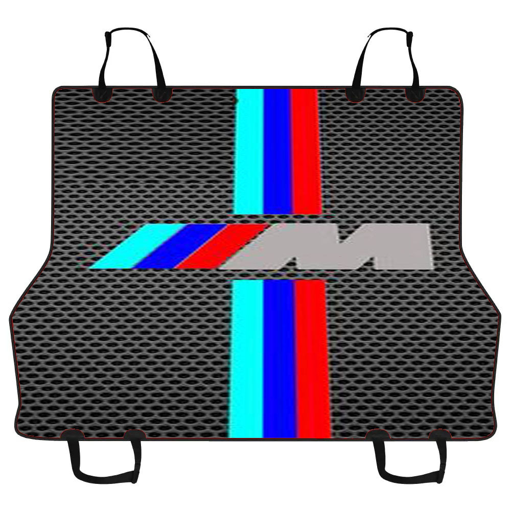 Bmw M Stripe Logo Car Pet Seat Cover