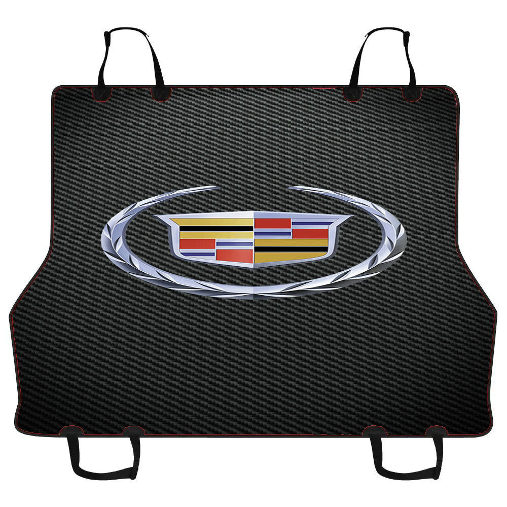 Cadillac Logo Carbon Fiber Car Pet Seat Cover