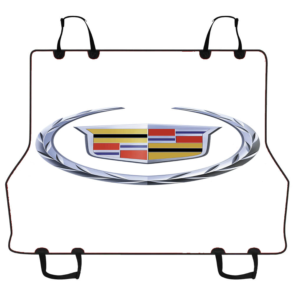 Cadillac Logo White Car Pet Seat Cover