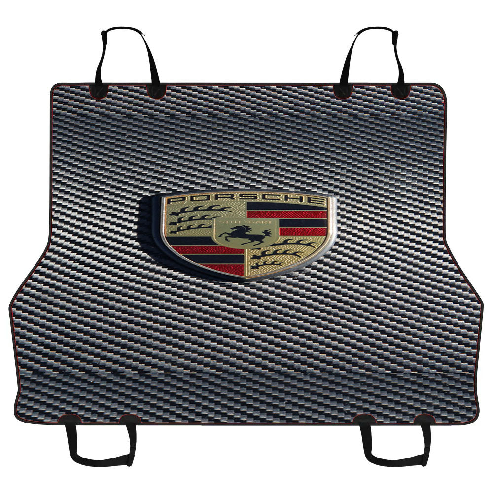 Carbon Porsche Car Pet Seat Cover