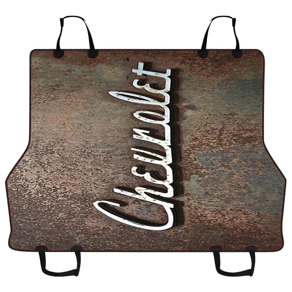 Chevrolet Rusty Logo Car Pet Seat Cover
