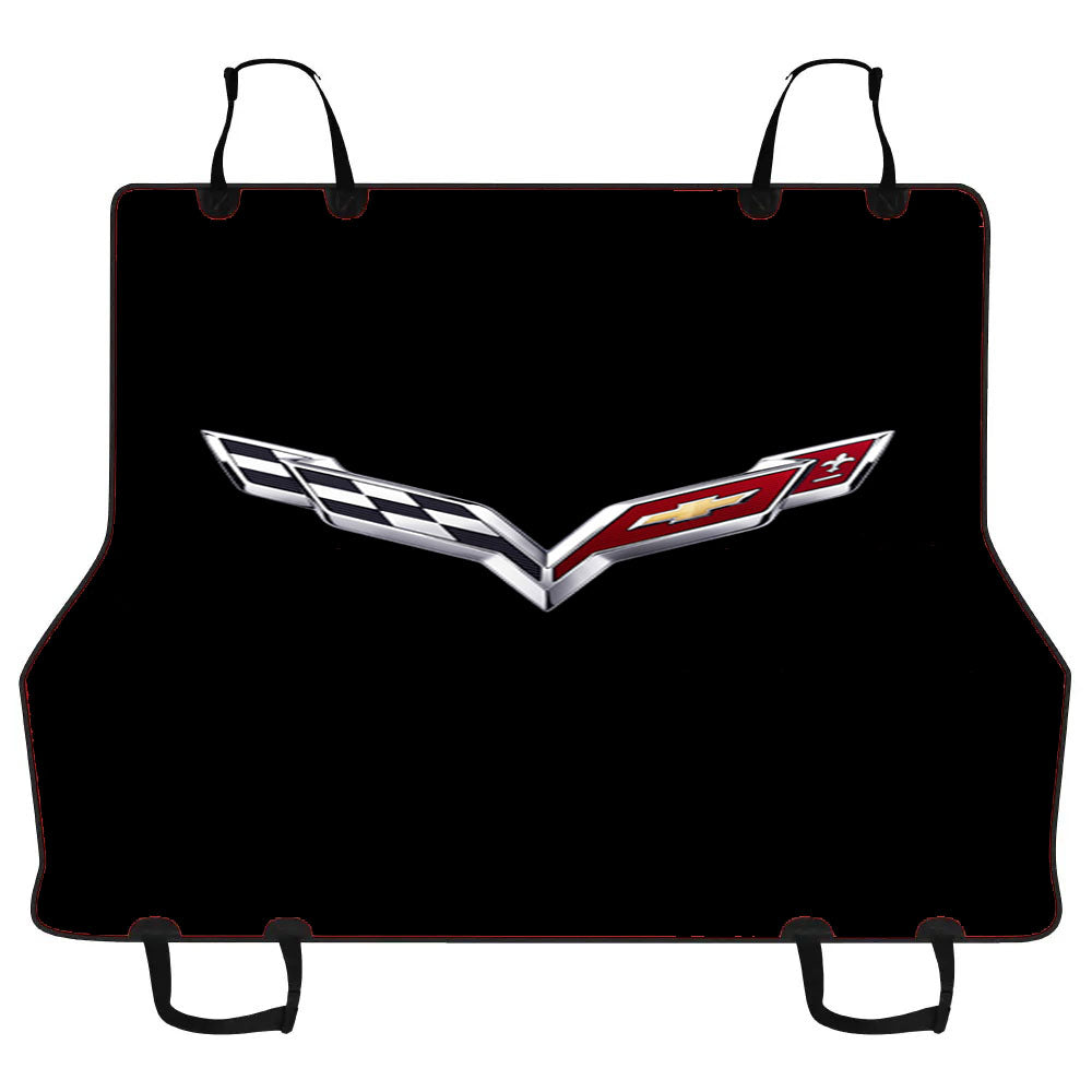 Chevy Logo Black Car Pet Seat Cover