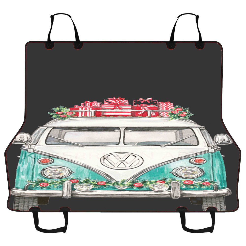 Christmas Vw Car Pet Seat Cover