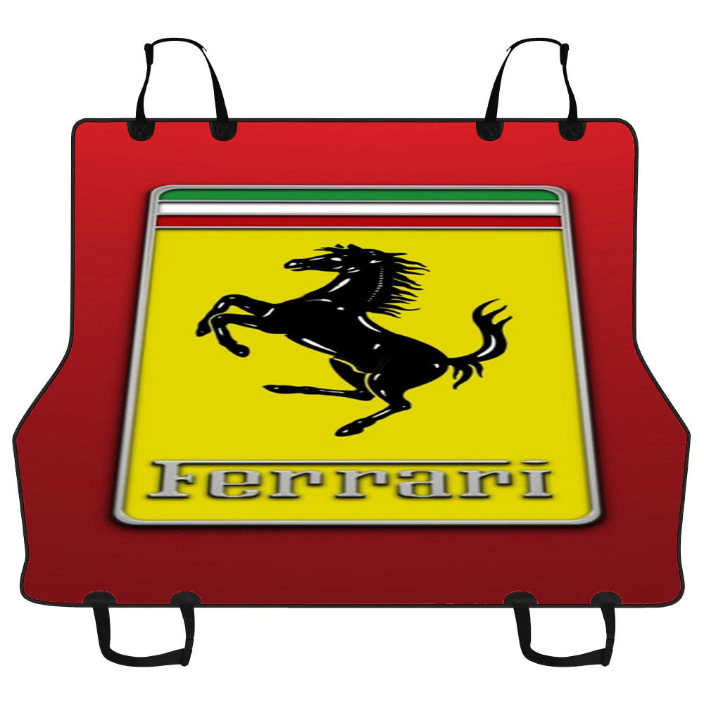 Classic Ferrari Logo Car Pet Seat Cover