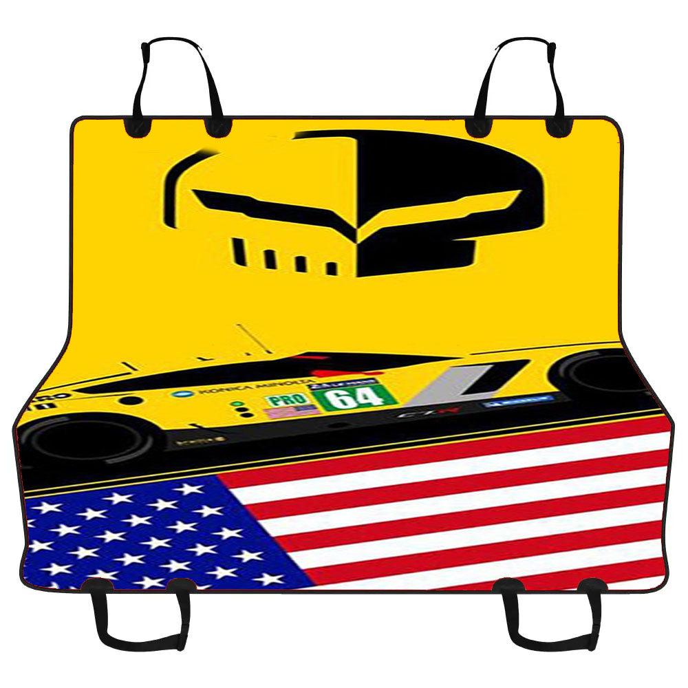 Corvette Racing 2 Car Pet Seat Cover