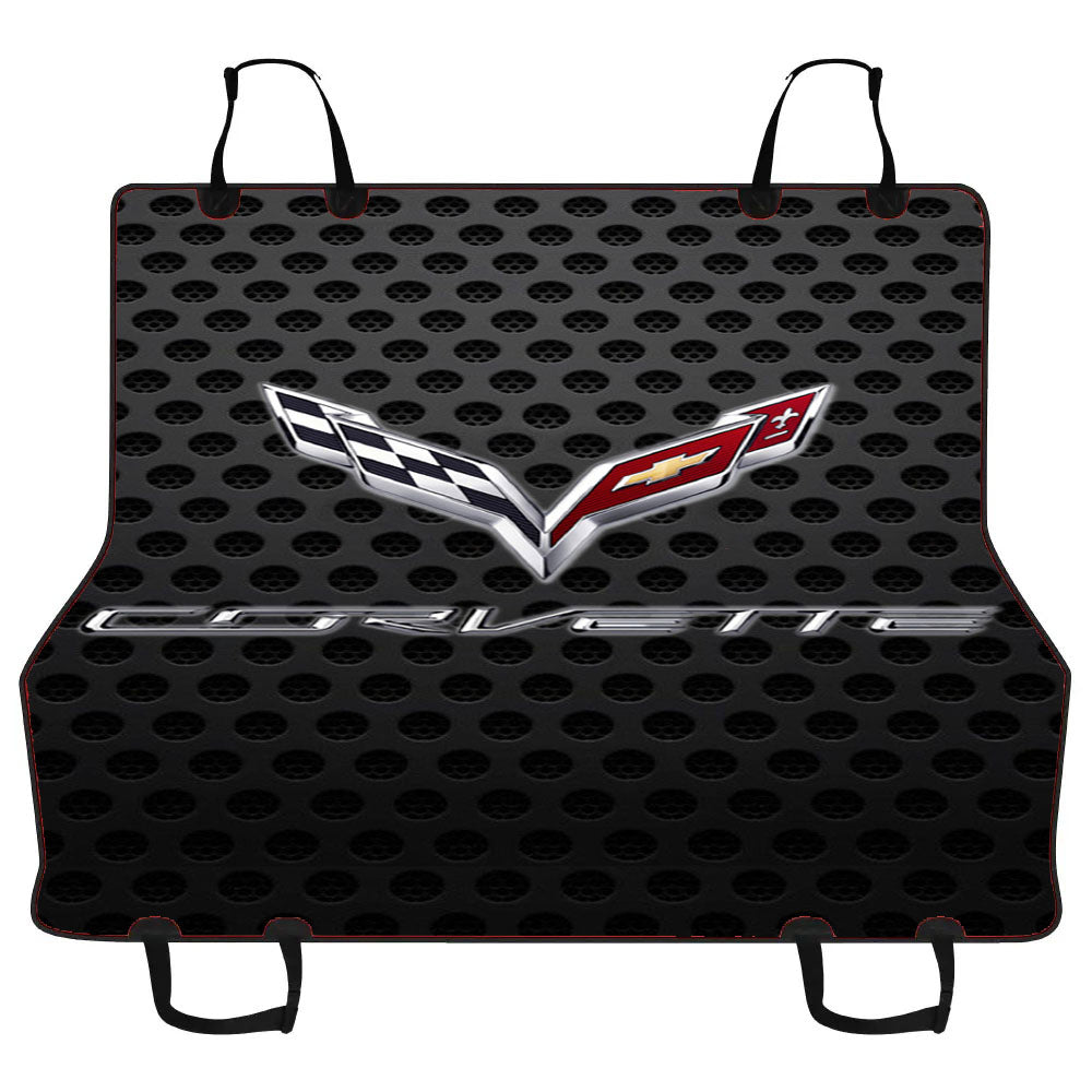 Corvette Racing Carbon Car Pet Seat Cover