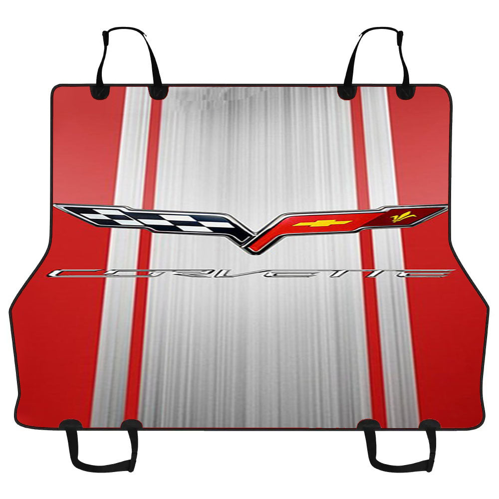 Corvette Red Car Pet Seat Cover