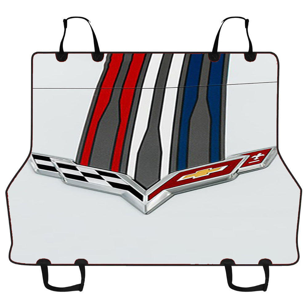 Corvette White Car Pet Seat Cover