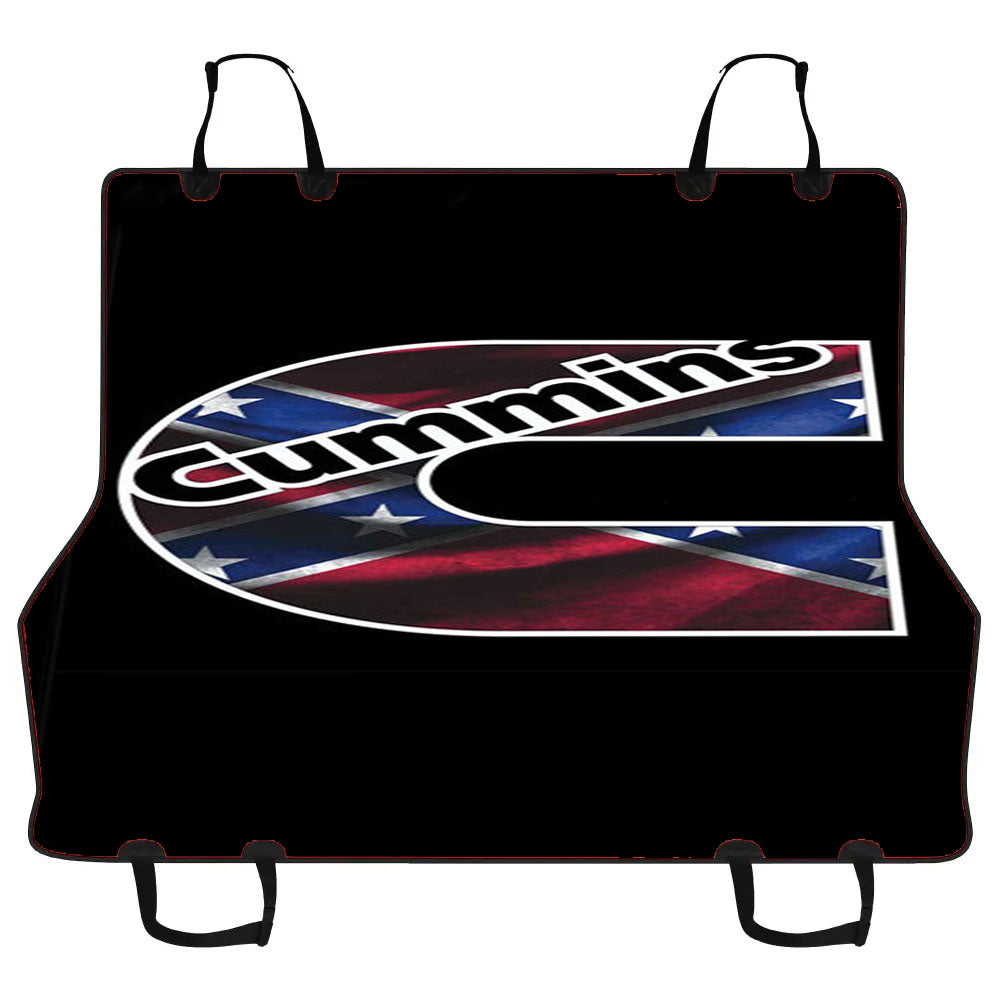 Cummins Flag Logo Car Pet Seat Cover