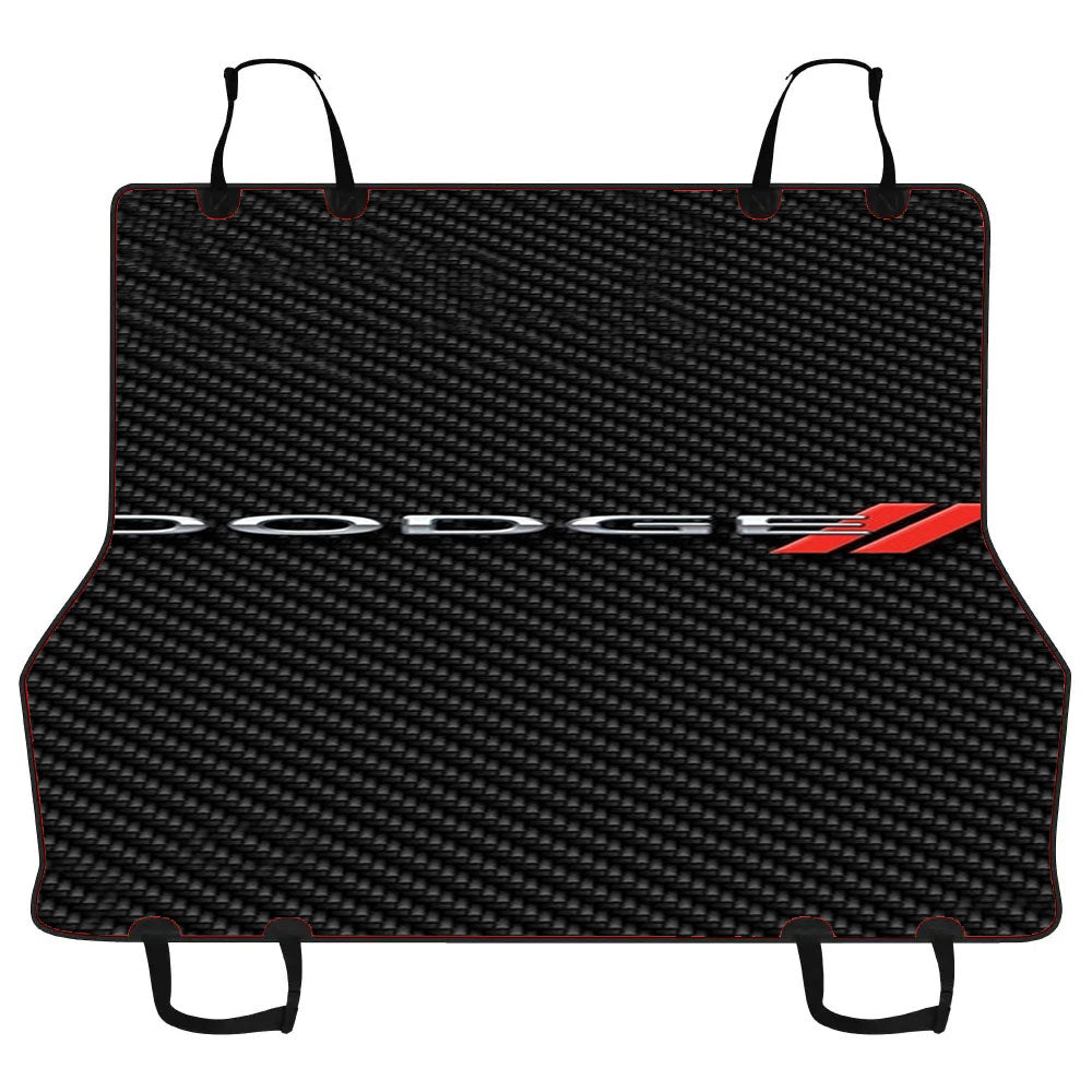 Dodge Car Logo Carbon Car Pet Seat Cover