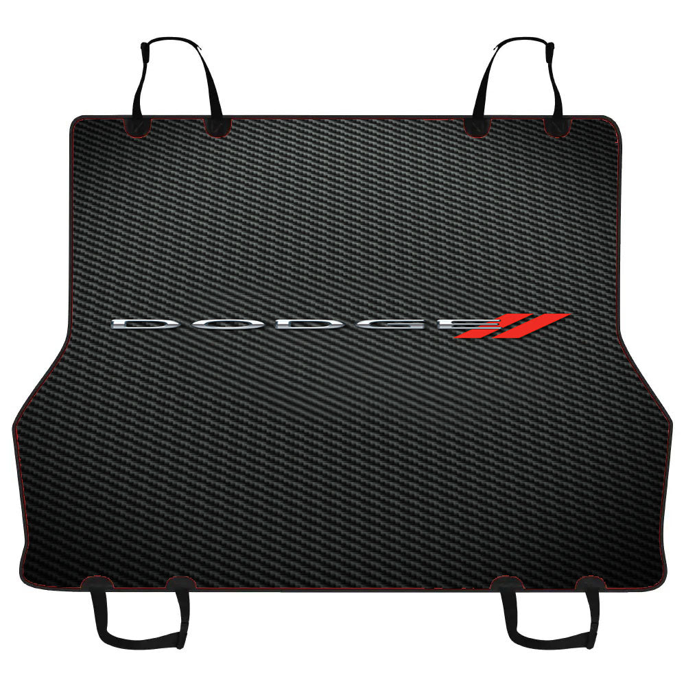 Dodge Carbon Fiber Logo Car Pet Seat Cover