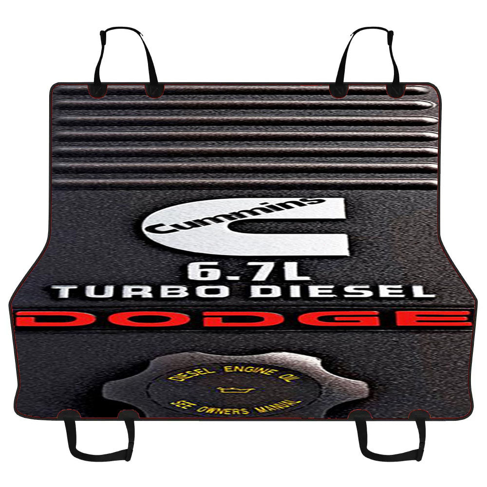 Dodge Cummins Turbo Diesel Car Pet Seat Cover