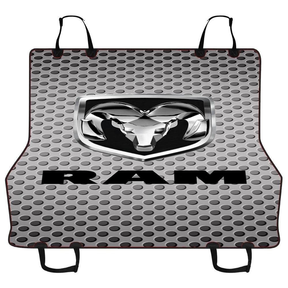 Dodge Ram Carbon Fiber Logo Car Pet Seat Cover
