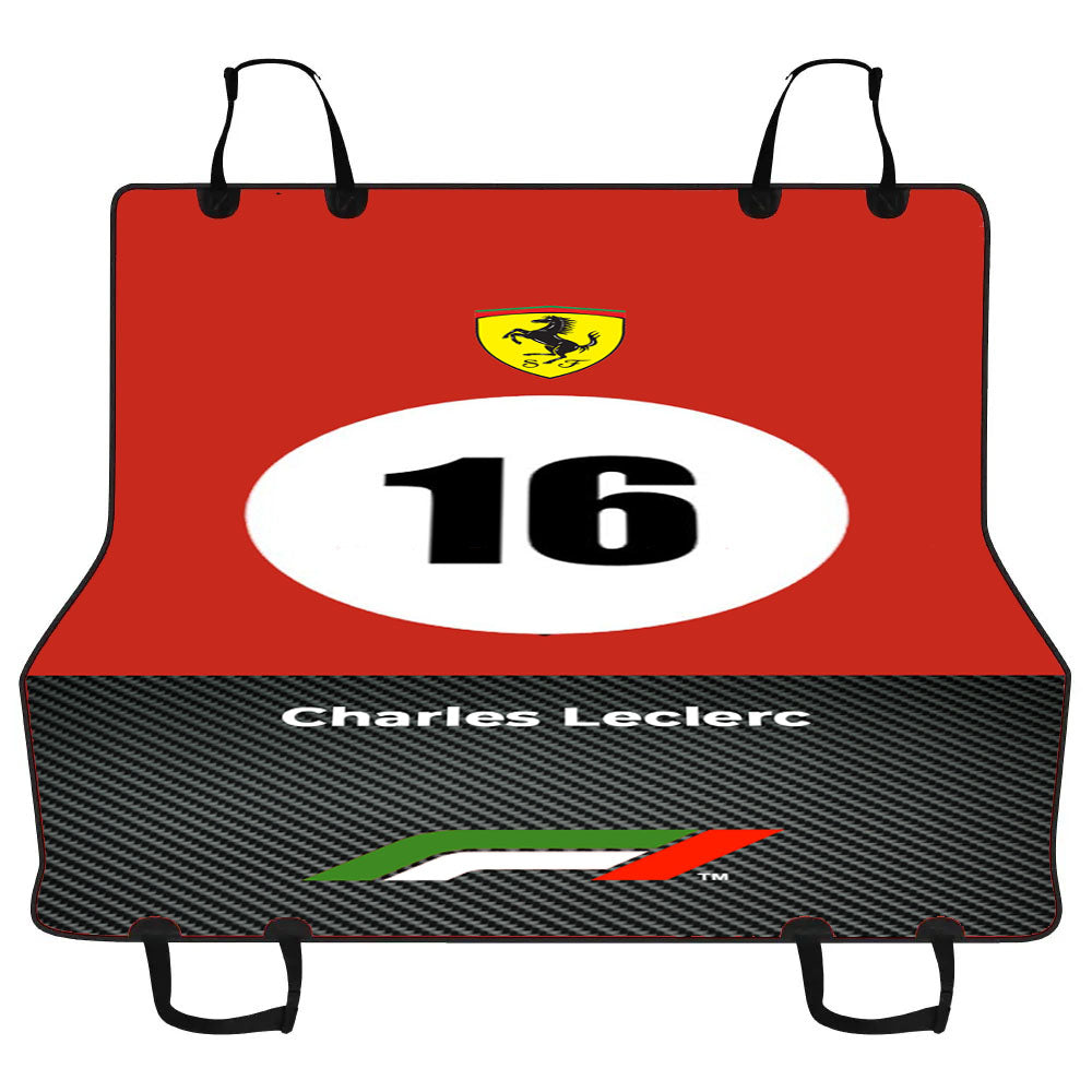 Ferrari Charles Leclerc Car Pet Seat Cover