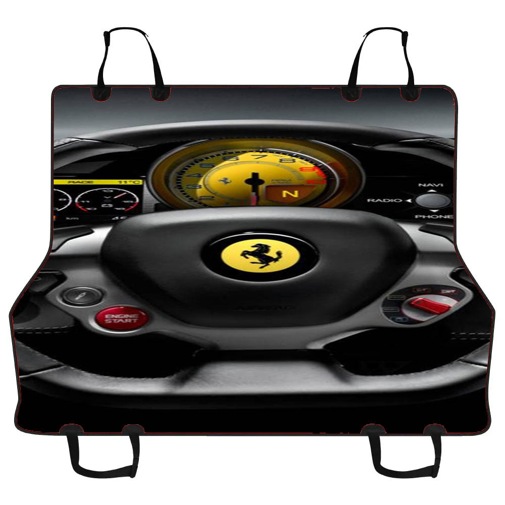 Ferrari Cockpit View Car Pet Seat Cover