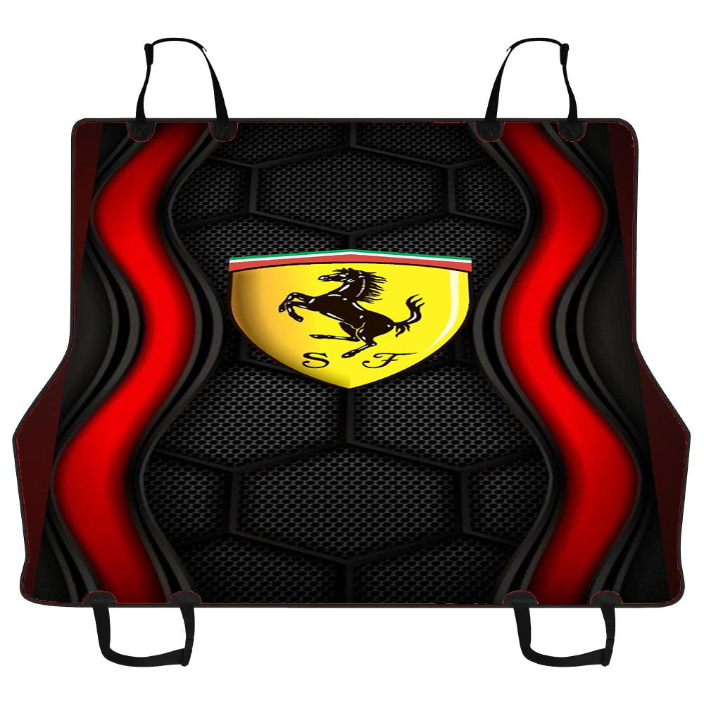 Ferrari Italian Car Emblem Wallpaper Car Pet Seat Cover