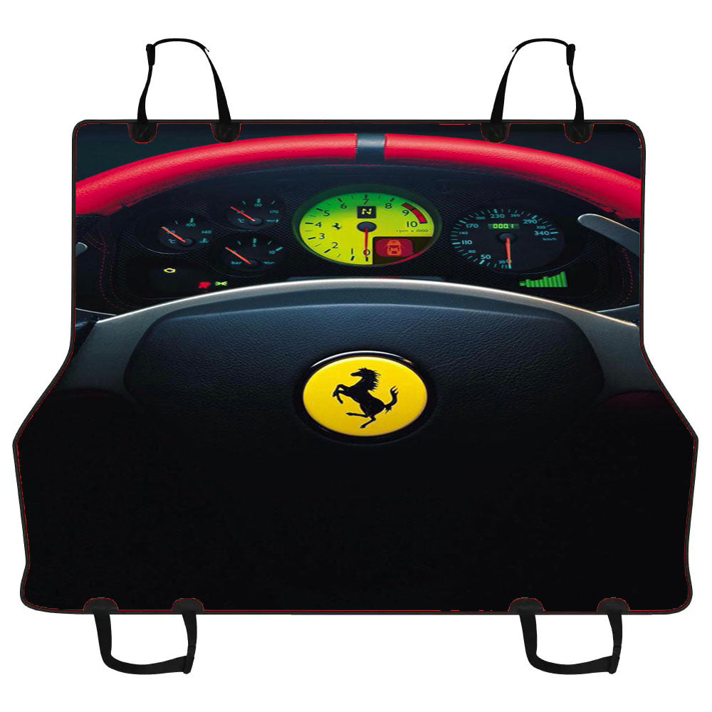 Ferrari Spedometer Car Pet Seat Cover