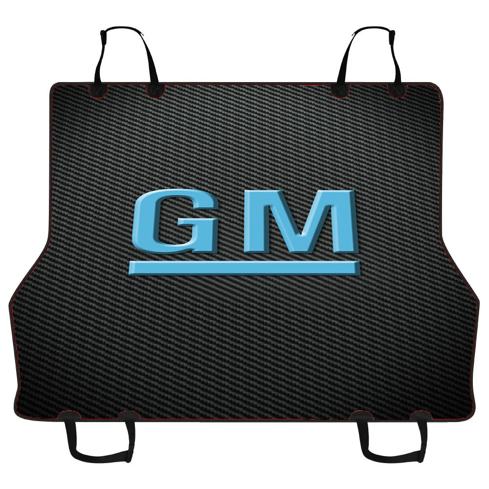 General Motors Carbon Fiber Logo Car Pet Seat Cover