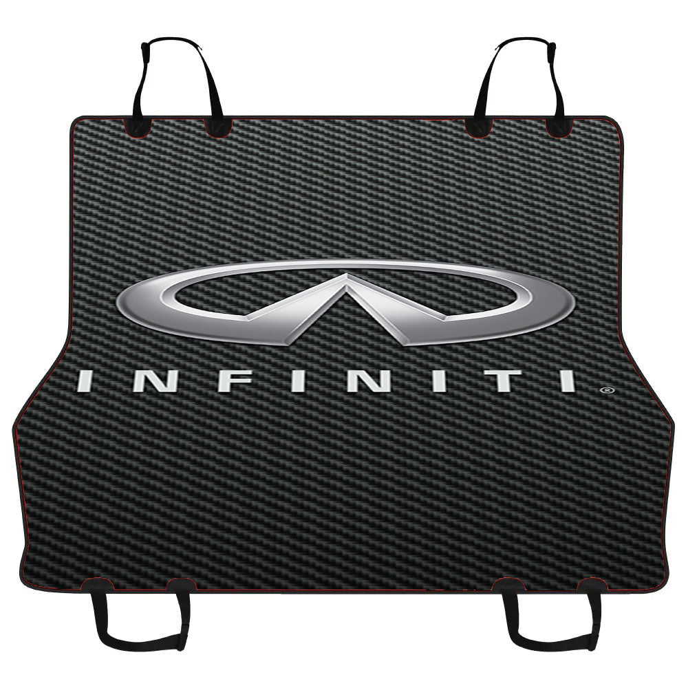 Infiniti Logo Carbon Fiber Car Pet Seat Cover