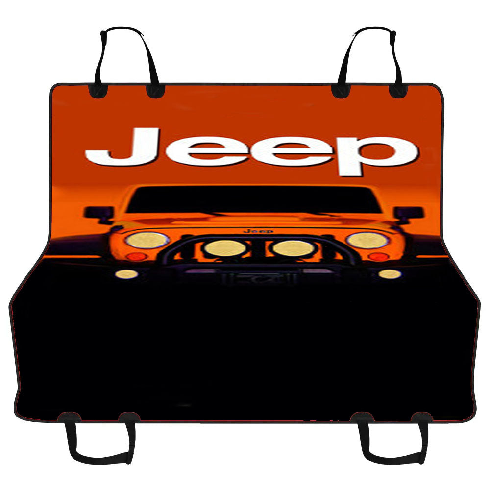 Jeep Wrangler Logo Automotive Adventure Car Pet Seat Cover