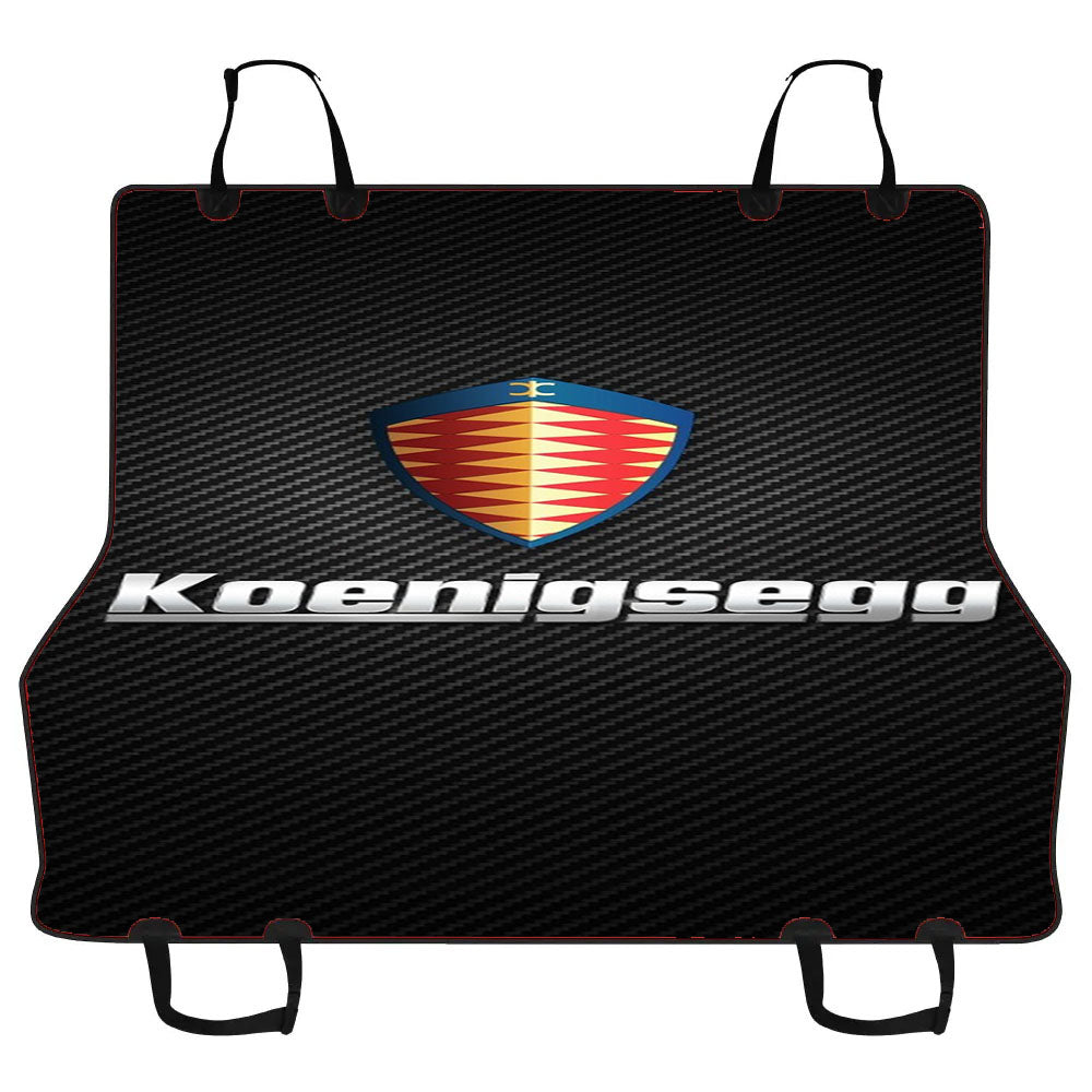 Koenigsegg Car Logo Carbon Car Pet Seat Cover