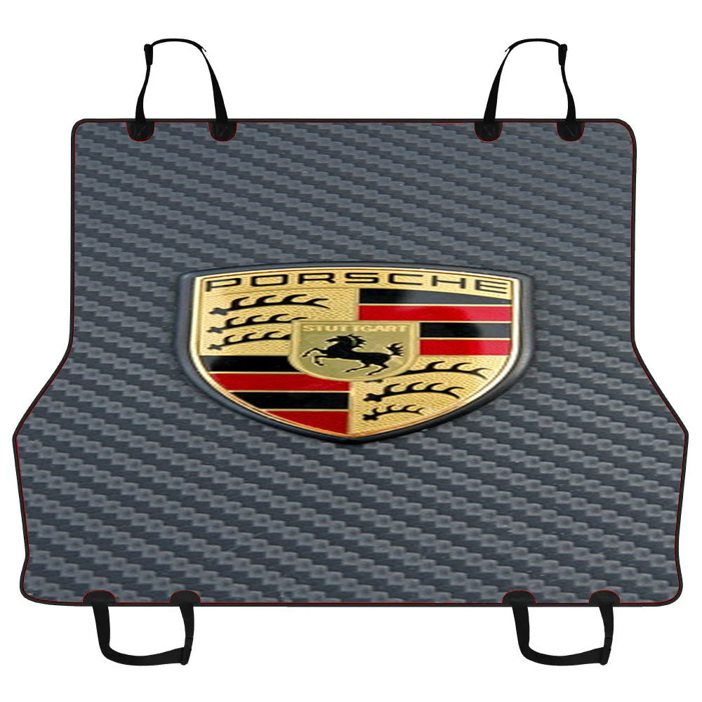 Porsche Logo Fiber Car Pet Seat Cover