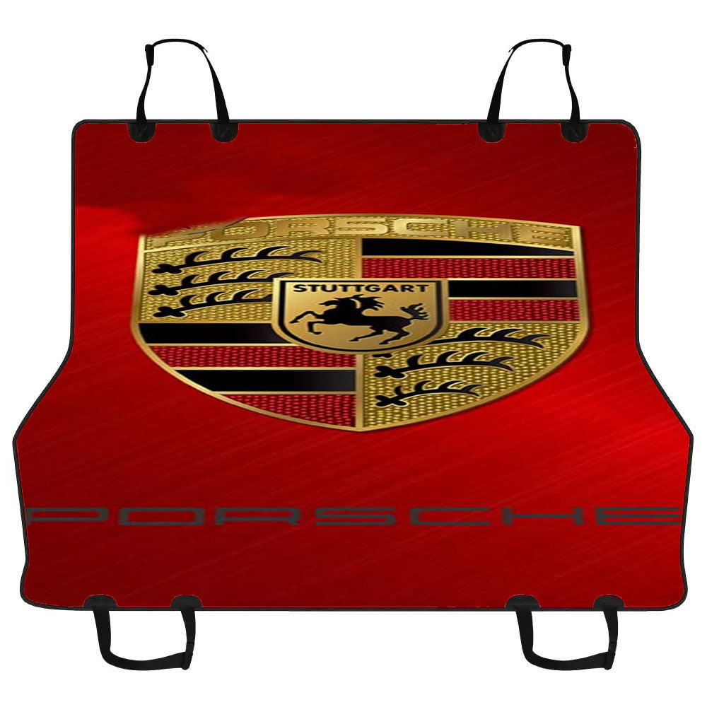 Porsche Red Design Car Pet Seat Cover