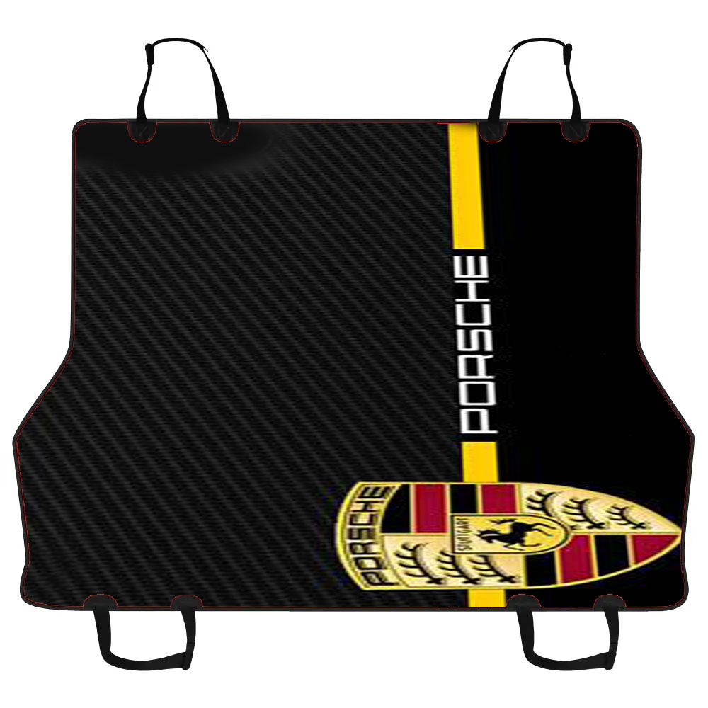 Porsche Stripe Carbon Car Pet Seat Cover