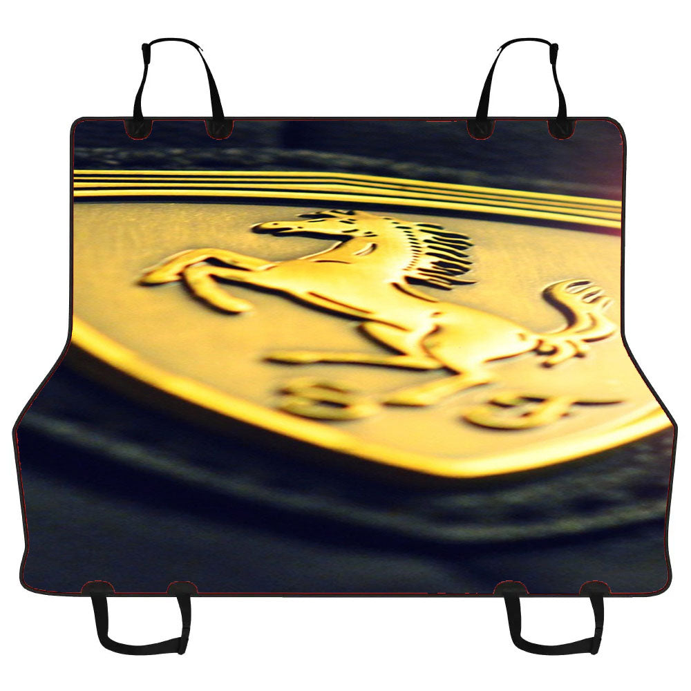 Racing Cars Ferrari Badge Car Pet Seat Cover
