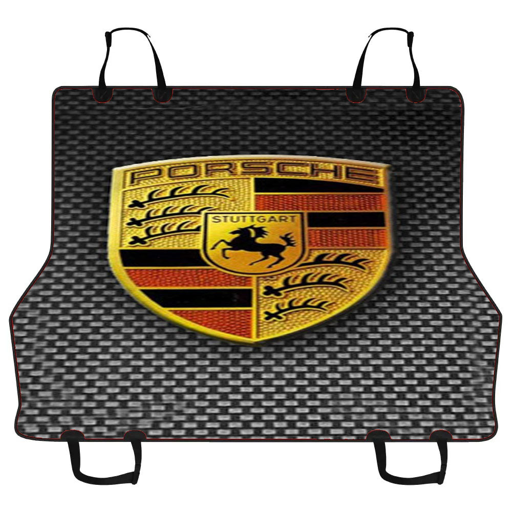 Simple Porsche Logo Car Pet Seat Cover