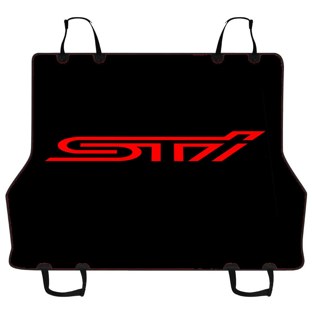 Subaru Sti Red Logo Car Pet Seat Cover