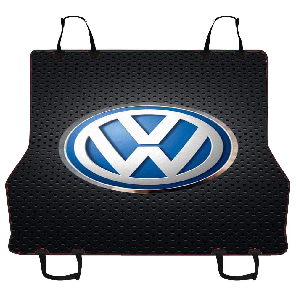 Vw Logo Black Carbon Car Pet Seat Cover