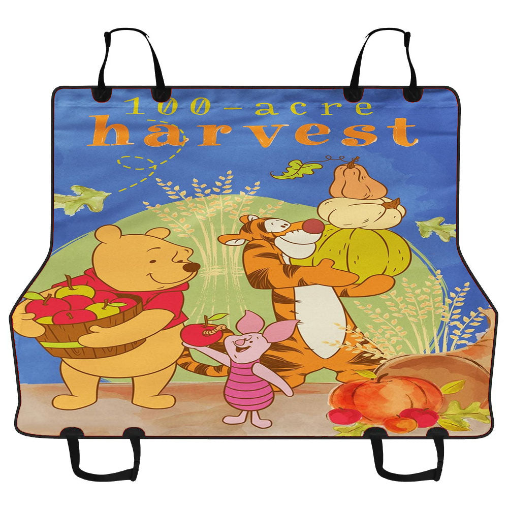 100 Acre Harvest Pooh Tigger Piglet Car Pet Seat Cover
