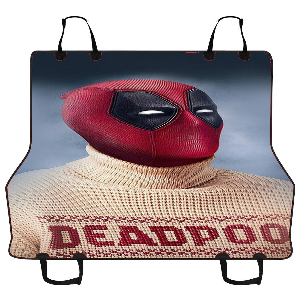 A New Class Of Super Hero Deadpool Car Pet Seat Cover