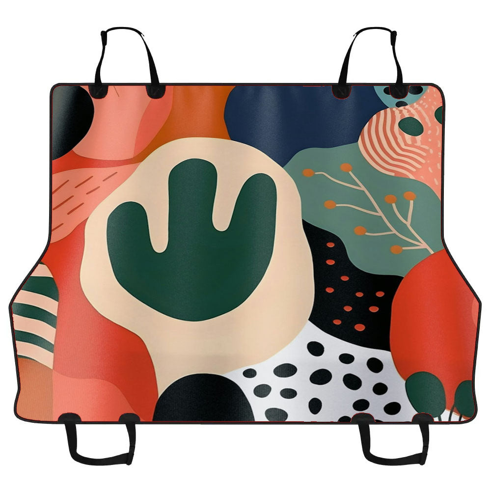 Abstract Cactus Car Pet Seat Cover