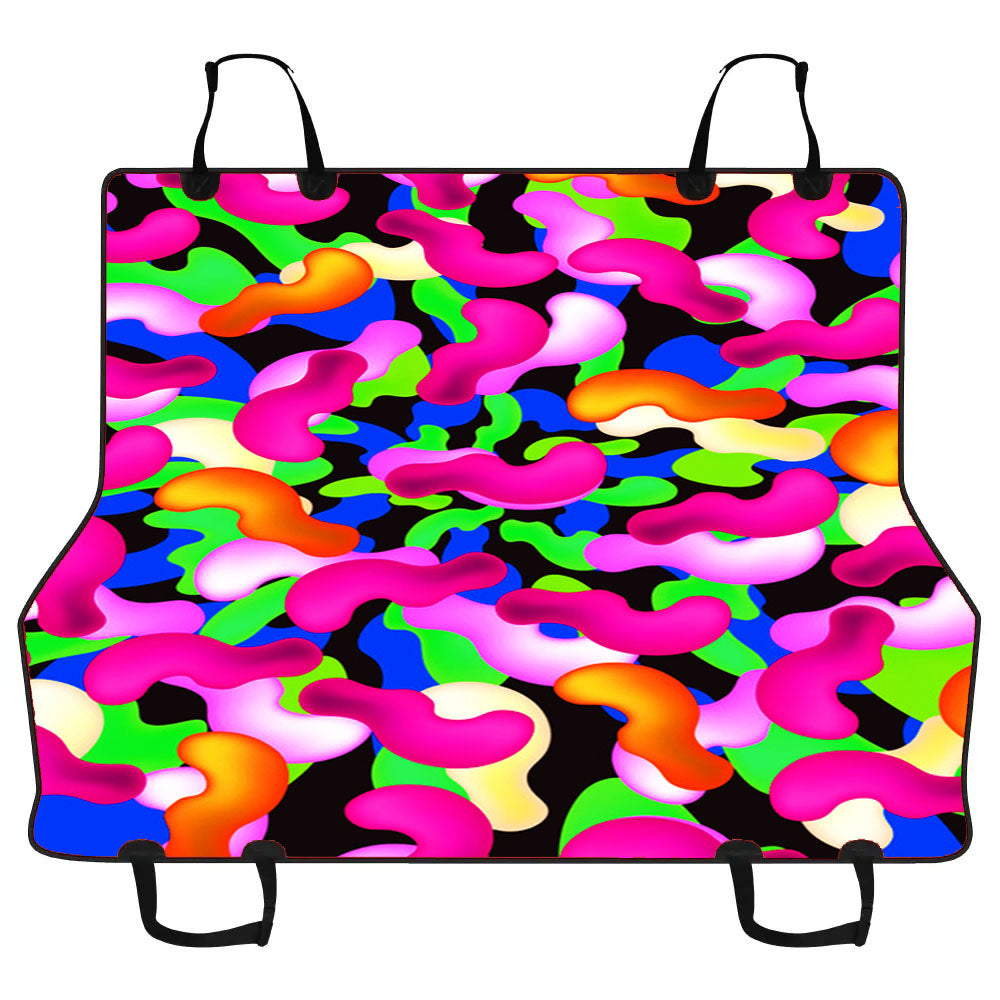 Abstract Colorful Bean Car Pet Seat Cover