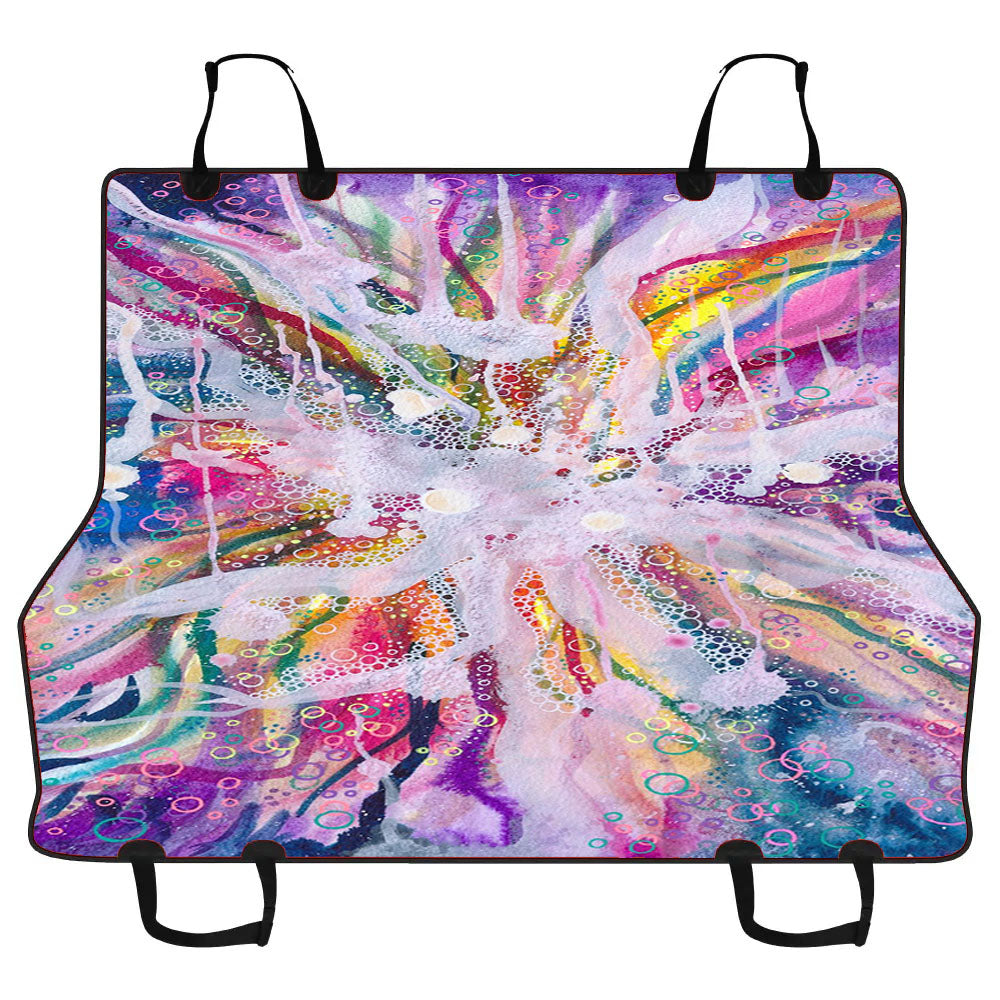 Abstract Paint Car Pet Seat Cover