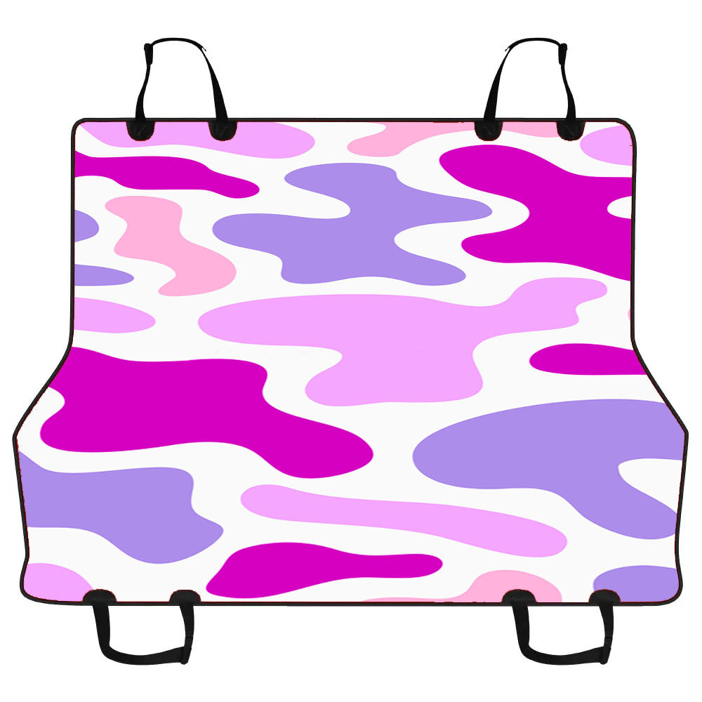 Abstract Shape Colorful Purple Car Pet Seat Cover