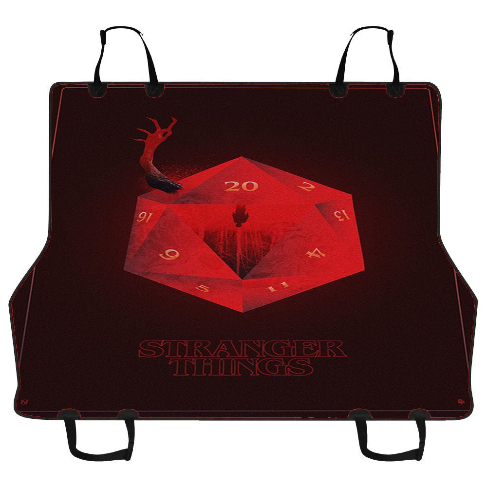 Abstract Stranger Things Car Pet Seat Cover