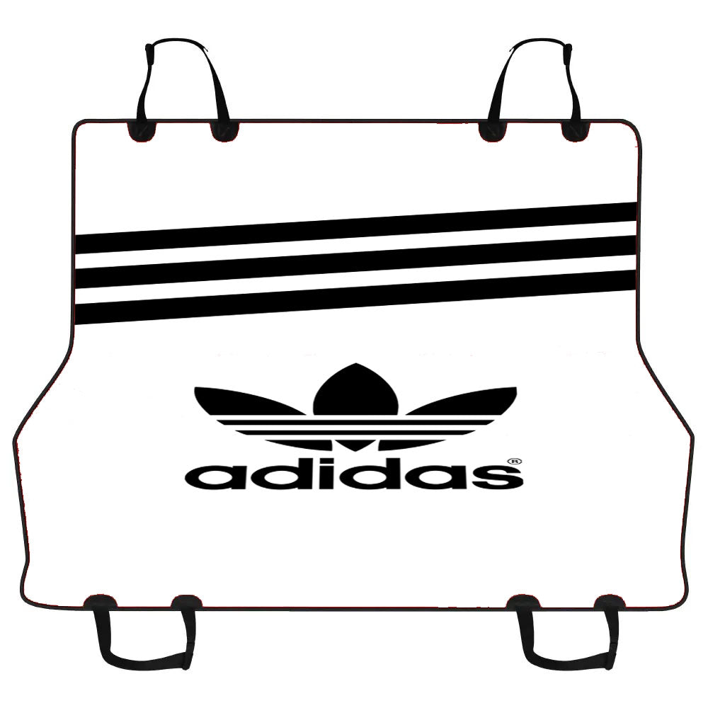 Adidas White Background Car Pet Seat Cover