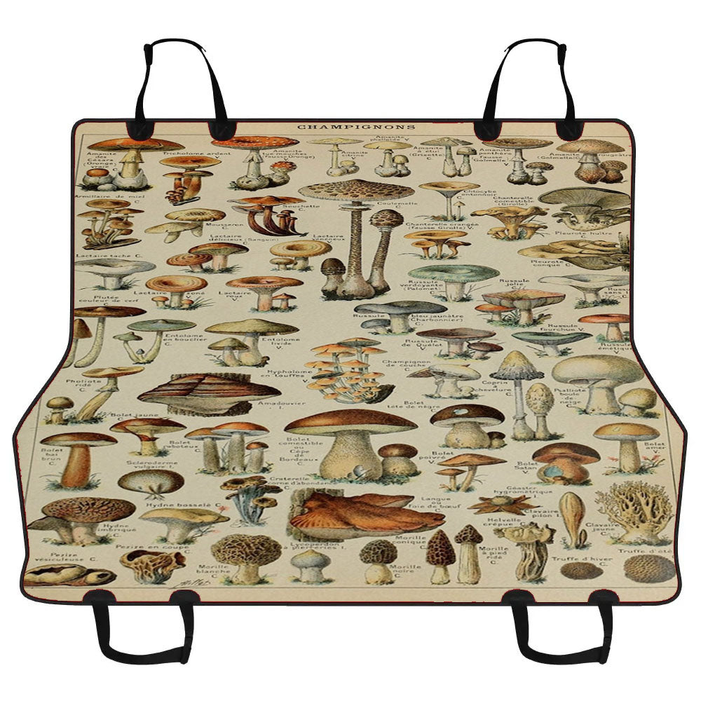 Adolphe Millot'S Mushroom Car Pet Seat Cover