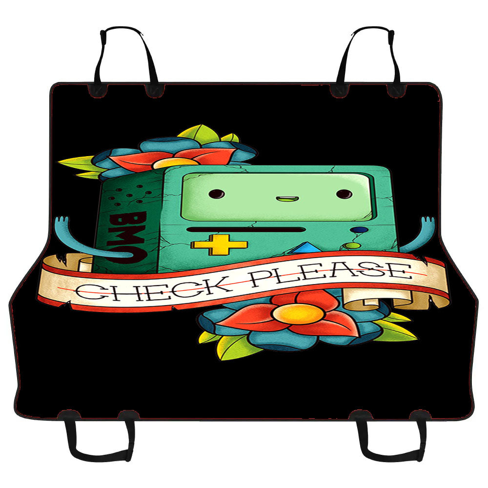 Adventure Time Bmo Check Please Flower Car Pet Seat Cover