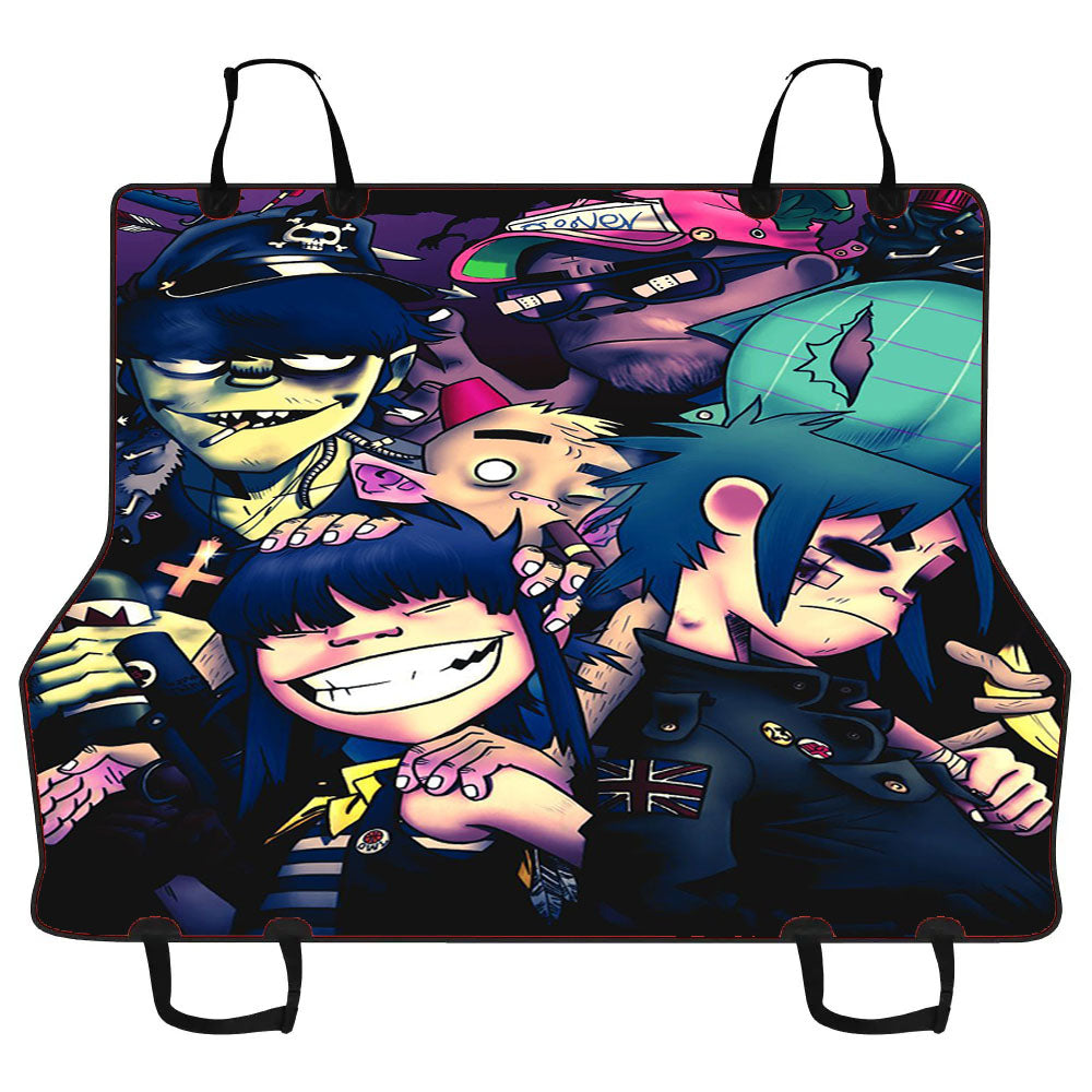 Aesthetic Gorillaz Band Art Car Pet Seat Cover