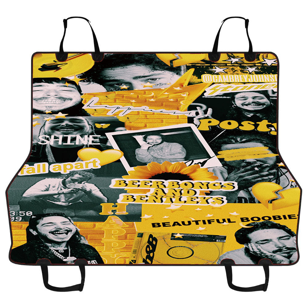 Aesthetic Yellow Post Malone Car Pet Seat Cover