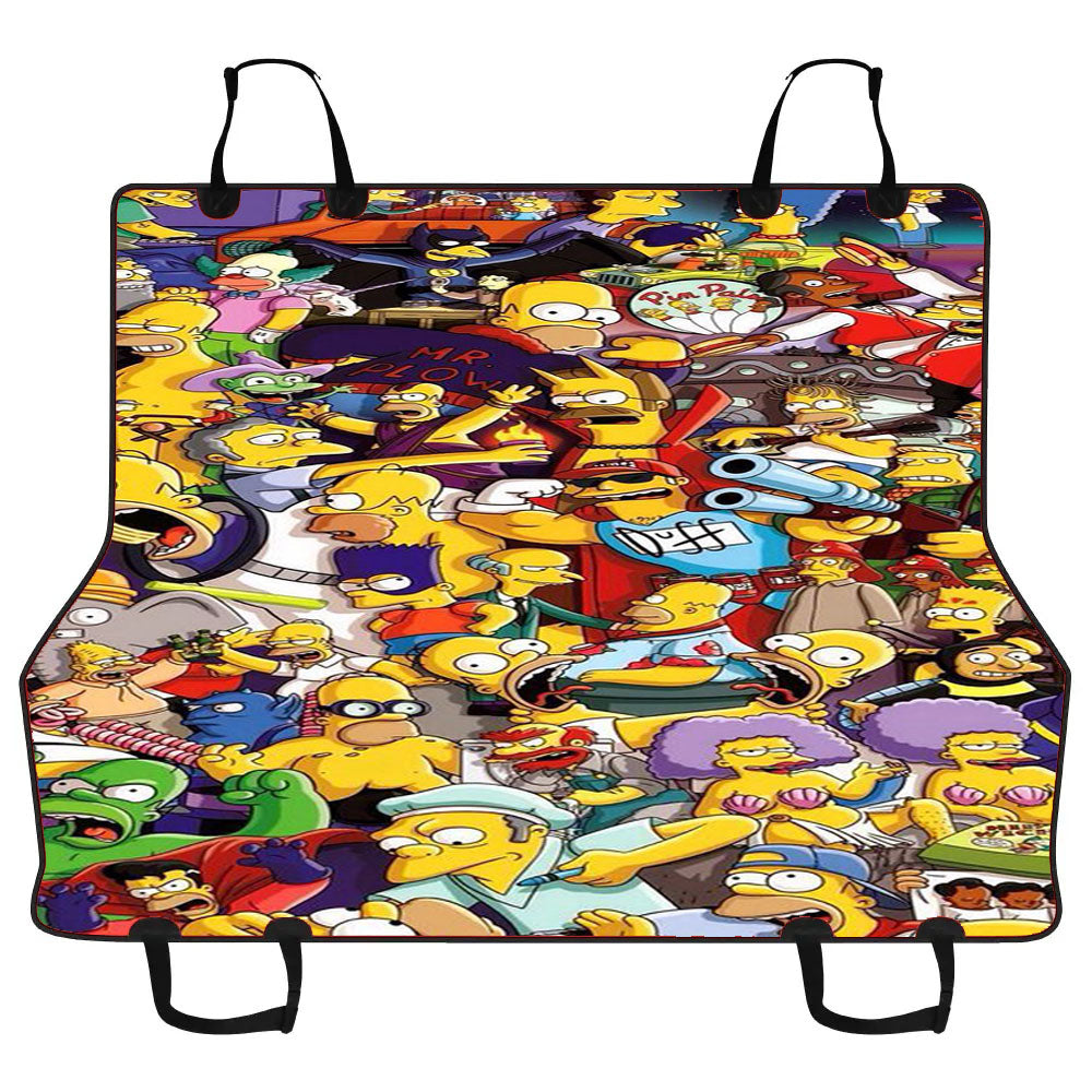 All Pattern The Simpson Car Pet Seat Cover
